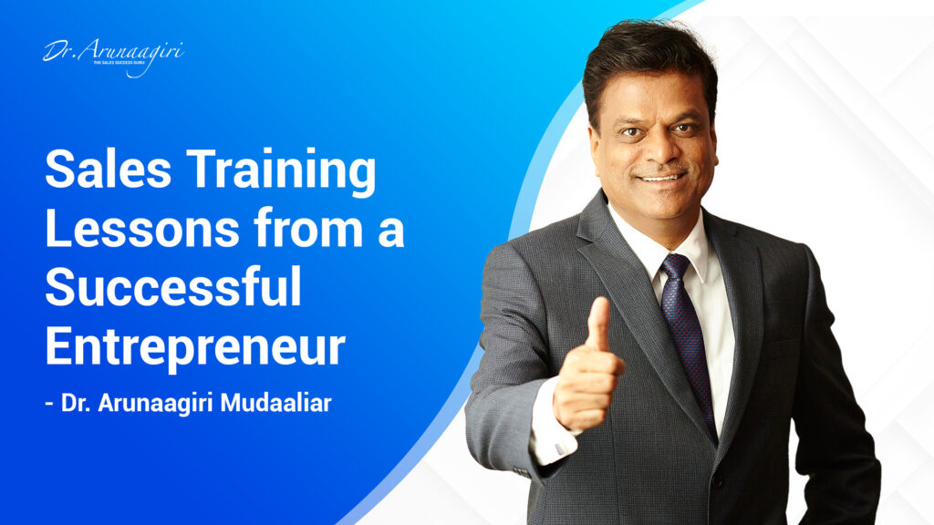 Sales Training Lessons from a Successful Entrepreneur